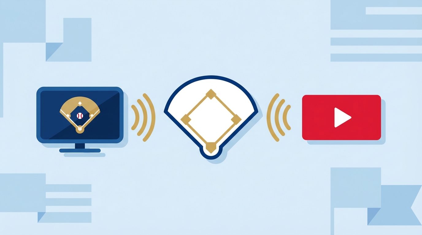 International baseball broadcasting visual