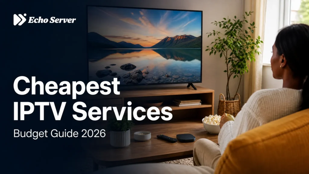 Compact television and streaming device in a cozy apartment