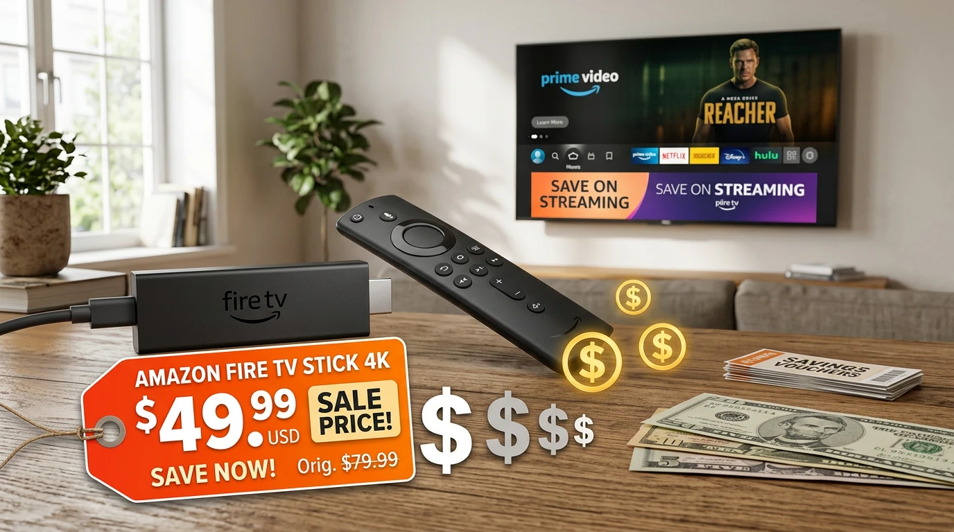 Fire Stick device with cost analysis and savings comparison