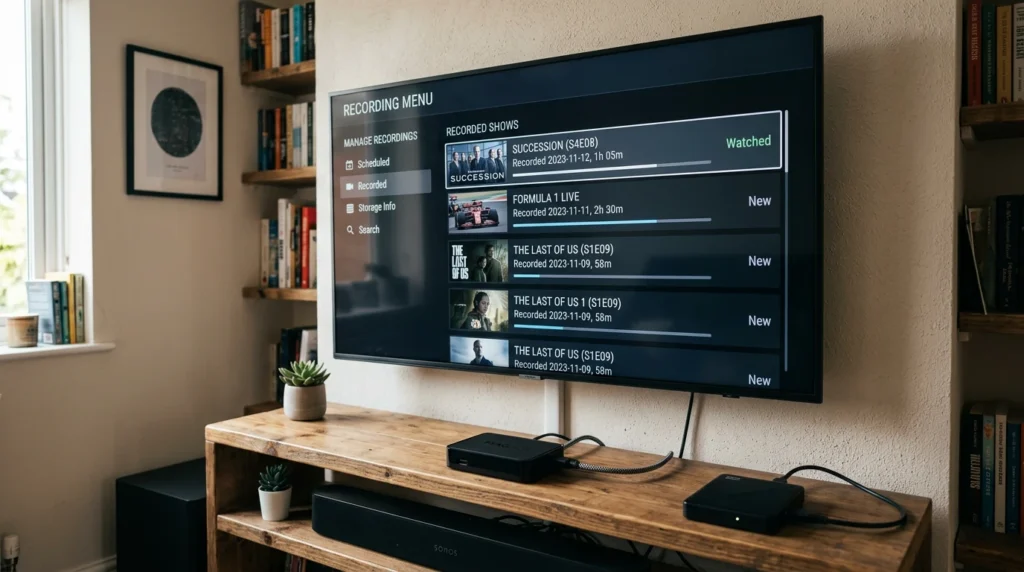 IPTV recording guide