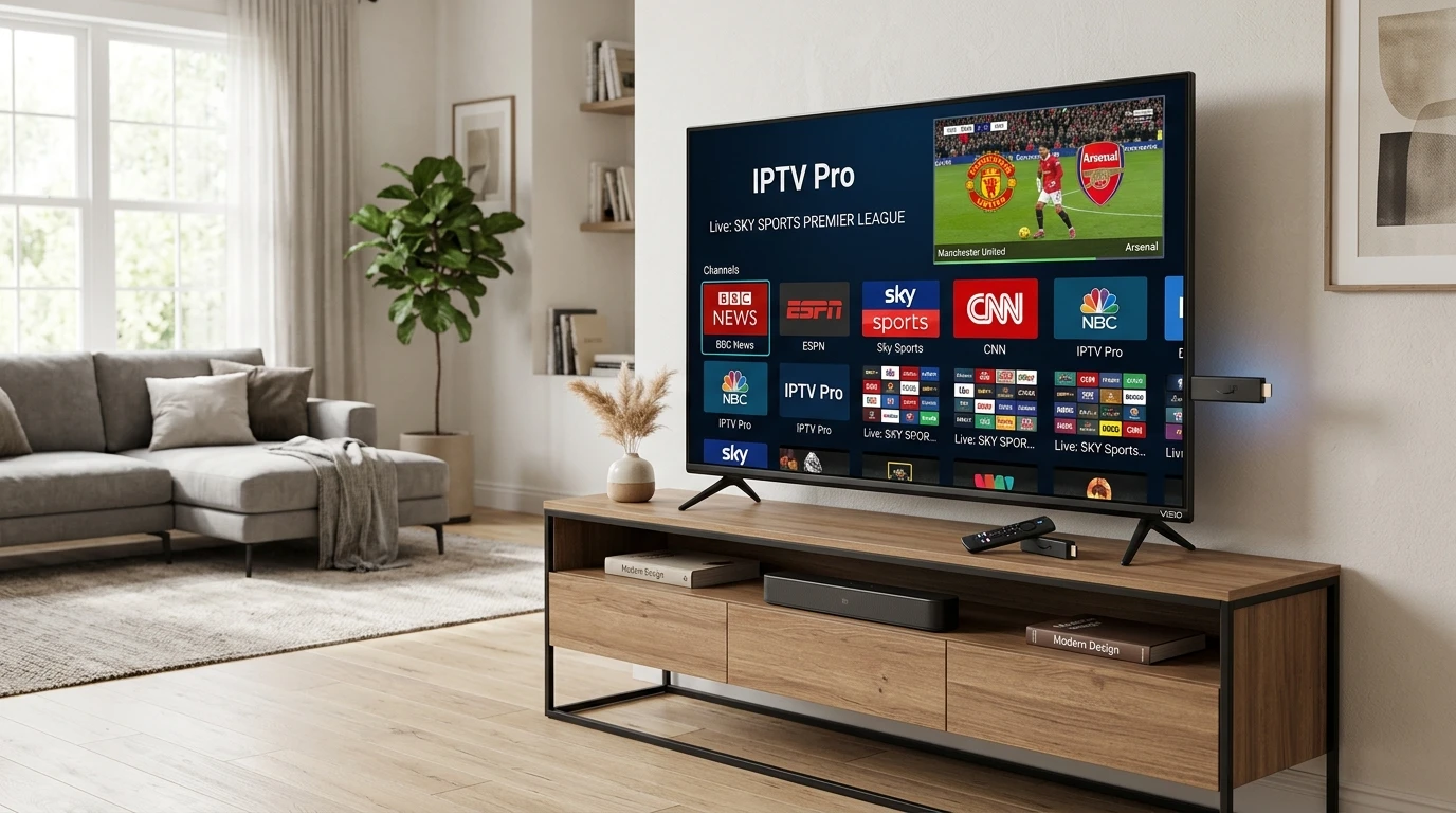 IPTV on Vizio TV guide