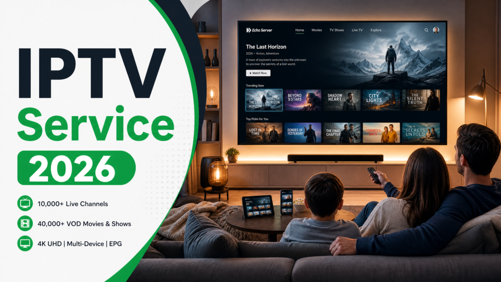 IPTV Service 2026 - Complete Guide to Providers and Plans